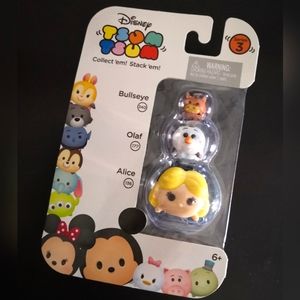 NIB Disney Tsum Tsum Series 3 Alice Olaf Bullseye Toys